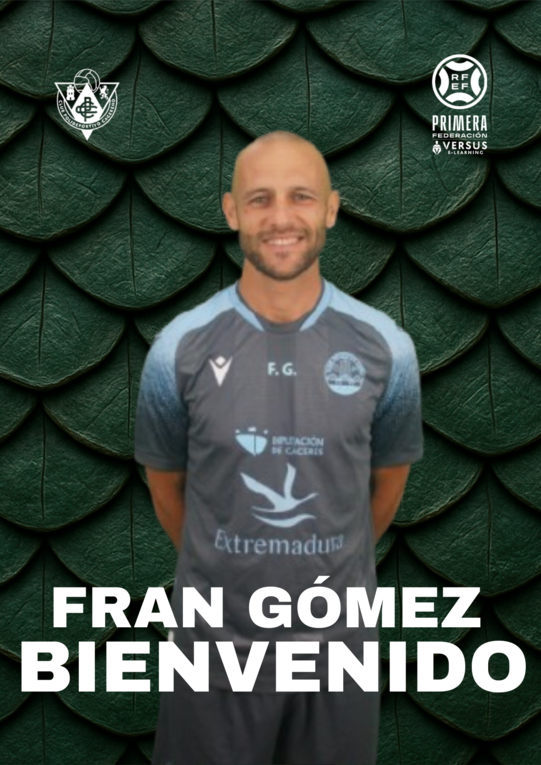 Cacereño Femenino (@cacerenofem) on Twitter photo ✍️ Fran Gómez (<a href="/frangomez_7/">Fran Gómez 7</a>) se incorpora al cuerpo técnico de <a href="/ErnestoS77/">Ernesto Sánchez</a> para la parcela de la preparación física y como entrenador auxiliar.
©️ Posee contrastada experiencia tras pasar por equipos como <a href="/CDCORIA/">Club Deportivo Coria</a> o <a href="/arroyo_cp/">Arroyo Club Polideportivo 💙</a>. ¡Bienvenido! 🔥 ✍️ Fran Gómez (<a href="/frangomez_7/">Fran Gómez 7</a>) se incorpora al cuerpo técnico de <a href="/ErnestoS77/">Ernesto Sánchez</a> para la parcela de la preparación física y como entrenador auxiliar.
©️ Posee contrastada experiencia tras pasar por equipos como <a href="/CDCORIA/">Club Deportivo Coria</a> o <a href="/arroyo_cp/">Arroyo Club Polideportivo 💙</a>. ¡Bienvenido! 🔥