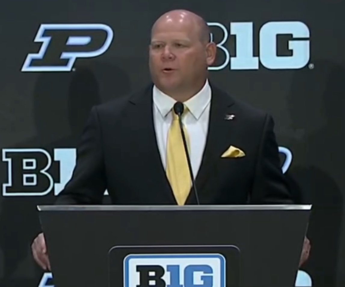 BoilerMuse's tweet image. Purdue Football HC Barry Odom at Big Ten Media Days:

“[Purdue] is one of the most prestigious degrees you can get in the entire country”

Purdue is the academic, football, basketball, volleyball, party, campus, student life, research, industry university in the country 🚂🔥