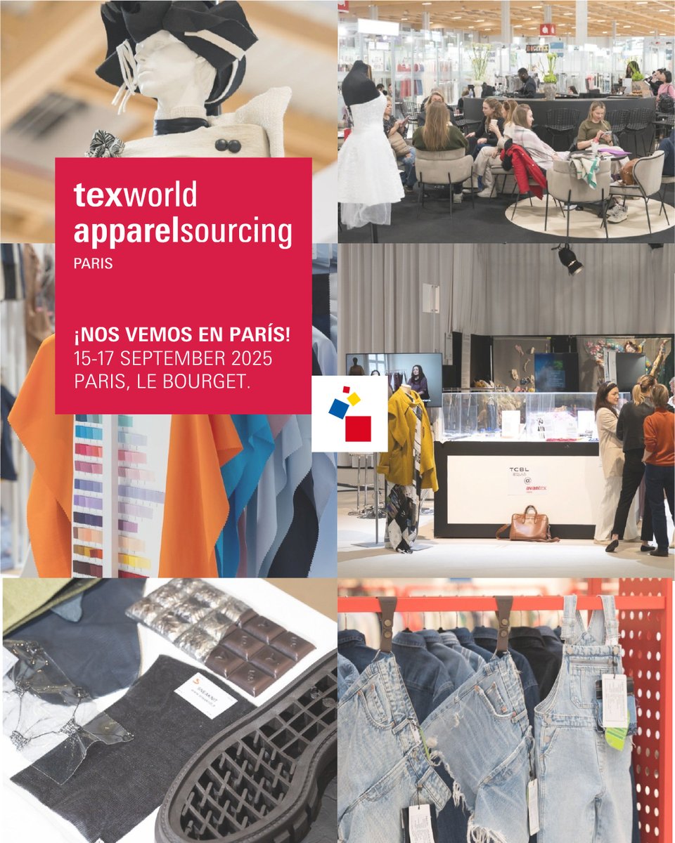 ¿Querés conocer de cerca las últimas tendencias, materiales innovadores y soluciones textiles que marcarán el futuro de la moda?
🗓 Texworld Apparel Sourcing París ya eleva a 1.300 expositores para su 57ª edición, del 15 al 17 de septiembre en el Centro de Exposiciones Le Bourget
