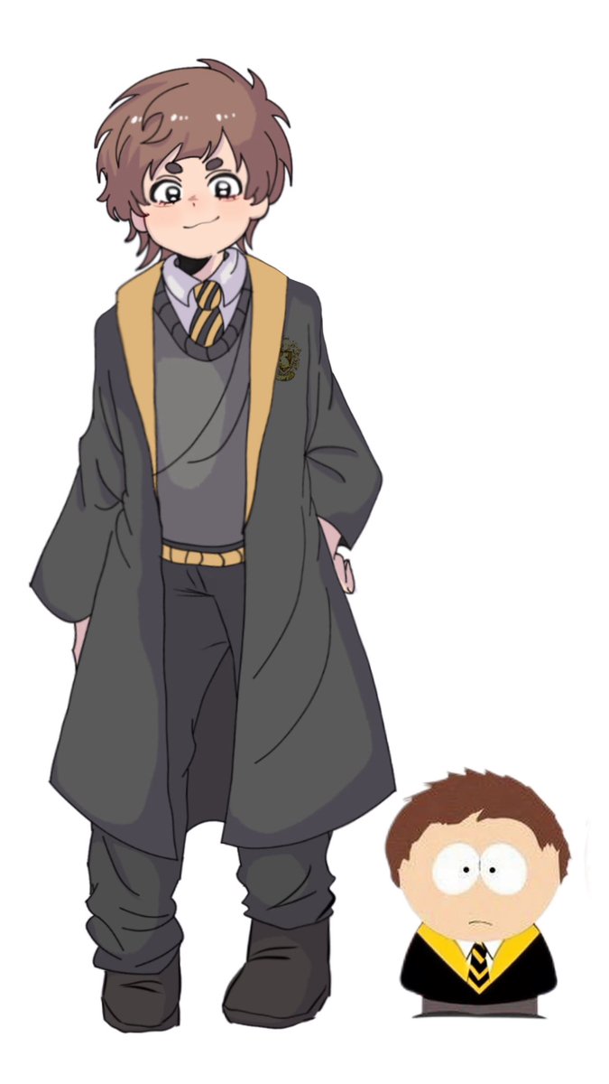 xuyi8888's tweet image. My design for Hufflepuff Clyde
#SouthPark
#ClydeDonovan
#SouthParkFanart
#HarryPotterAU
#HogwartsAU
#Sketchdump
#CharacterDesign
#DigitalArt
#Fanart
#SouthParkAU
#SPFanart
#Hufflepuff