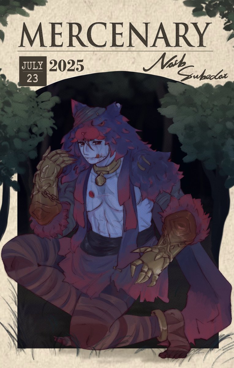 inhaloneopren's tweet image. Naib's birthday illustration i made for a collab 🥳
#ナワーブ・サベダー誕生日2025
#ナワーブ・サベダー生誕祭2025
