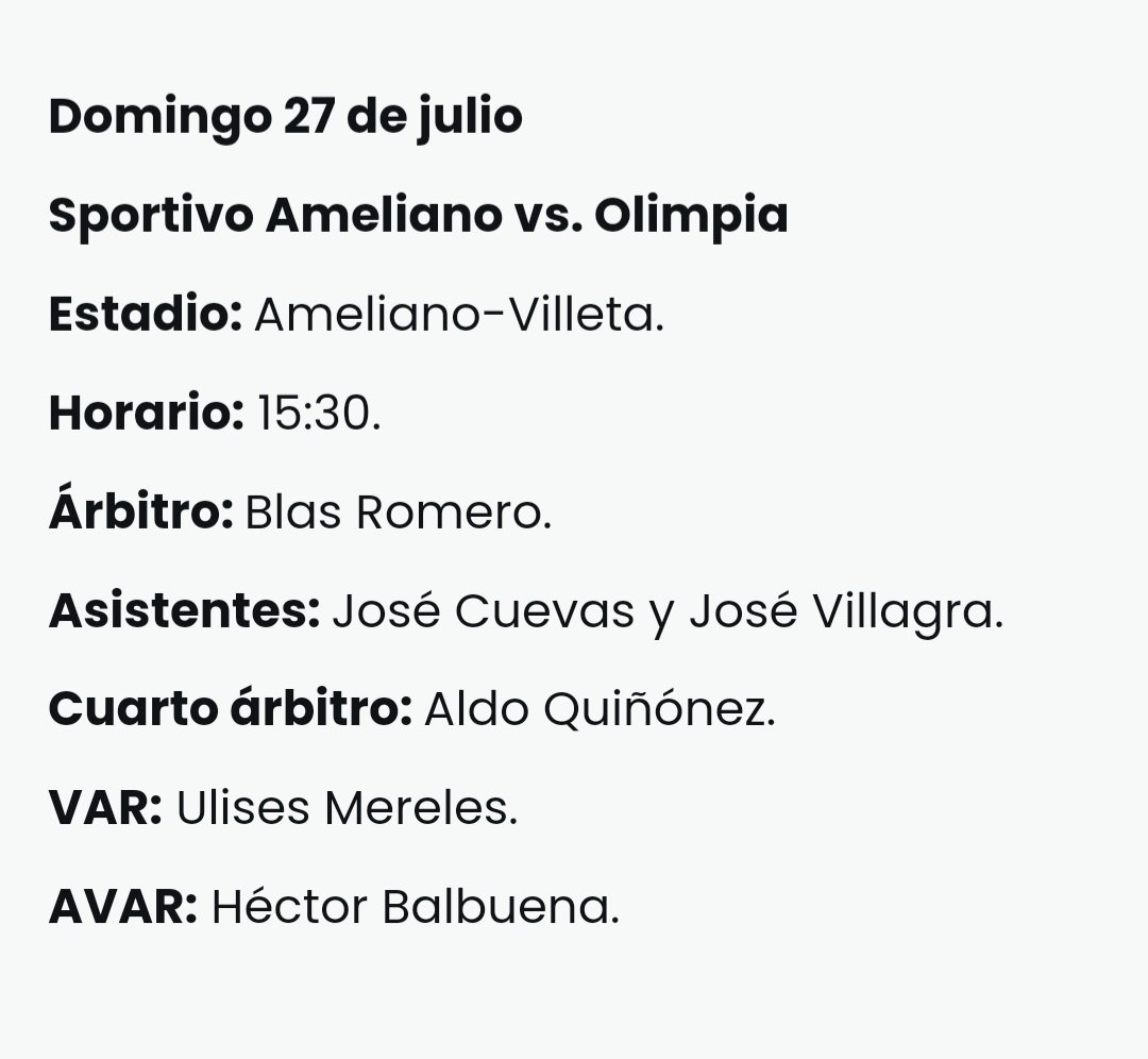 Blás Romero,el árbitro cuestionado por Olimpia va a pitar ante Ameliano