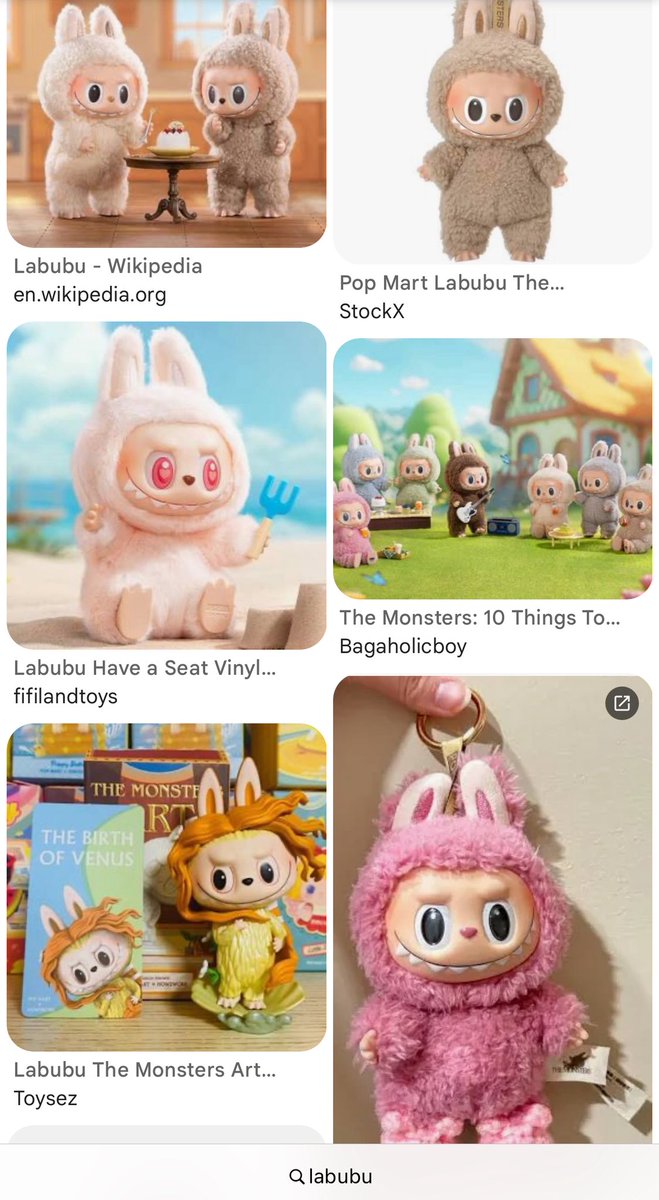 livgorton's tweet image. i didn't realise until last week when people said labubu they meant whatever this is rather than "lobubu" short for lobotomy (solution -> solulu, delusional -> delulu)
