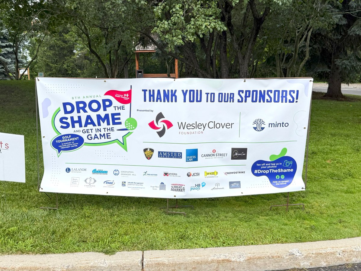 shieldontario's tweet photo. We were proud to be a sponsor at the 8th Annual Golf Tournament on July 17th, supporting the Dave Smith Youth Treatment Centre. At Shield Security Services, we stand with mental health initiatives. Let’s #DropTheShame and promote wellness! 💙⛳ #MentalHealth #Ottnews https://t.co/VeNVjAe8ov