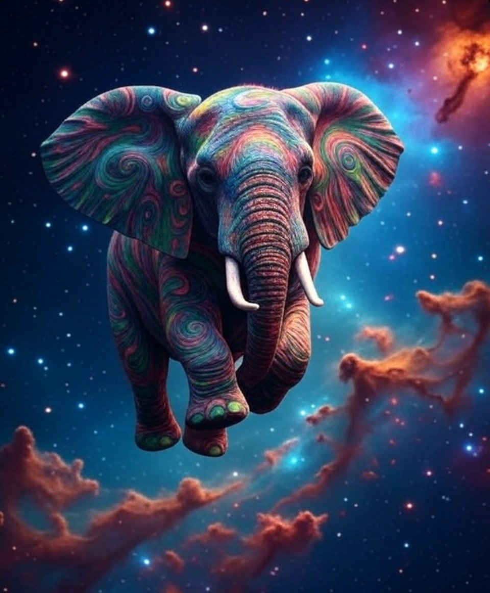 DrDeath1776's tweet image. In 1962 scientists injected an elephant with 297 mg of LSD 100x the dose for a human. Within minutes the elephant collapsed and died an hour and 40 minutes later. While that is sad I bet that elephant saw some WILD shit on his way out