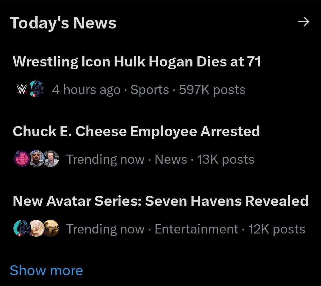 cloudiemcdoom's tweet image. Twitter news is random AF today. 😭