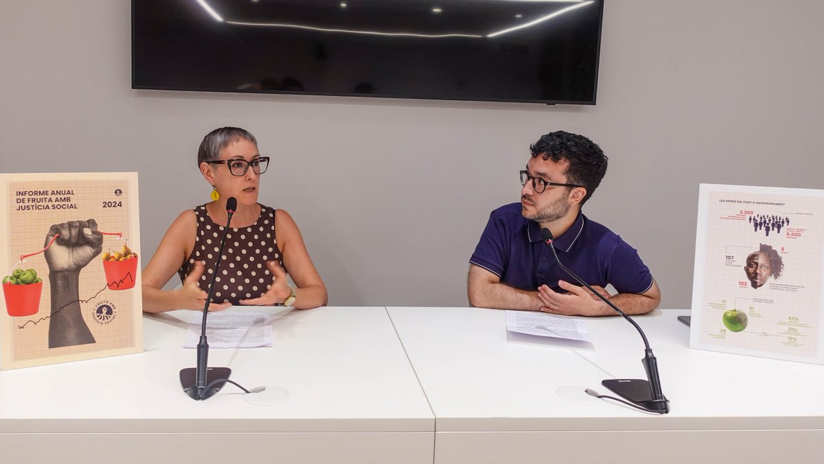 🔴 La gran majoria de vulneracions de drets a la campanya de la fruita no s’arriben a denunciar

La por i la manca de garanties frenen les denúncies en una campanya sostinguda per l'explotació de treballadors i treballadores migrants

📲 Consulta l'informe fruitaambjusticia.cat/majoria-vulner…