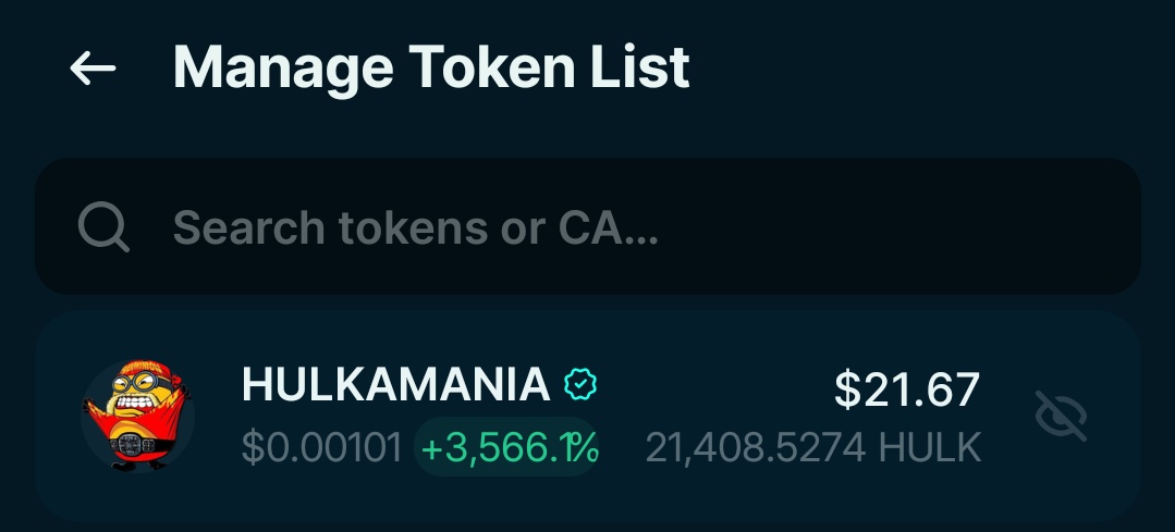 Wait I am in profit now with this trade? Is the $HULK back?