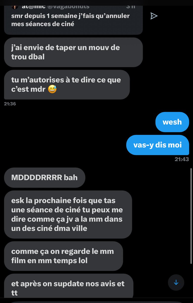 vagabondls's tweet photo. TW relation à distance 

je suis émue de la proposition https://t.co/DG7Y1BItvz