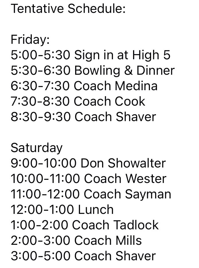 Coach_Shaver1's tweet image. Coaches Summit starts tomorrow!
Please share this with anybody that you think would be interested.
Added National Coach of the Year Matt Wester from Plano East.
Also if you can’t make it in person, we have a $49 option to watch live. Register through LTYA.org