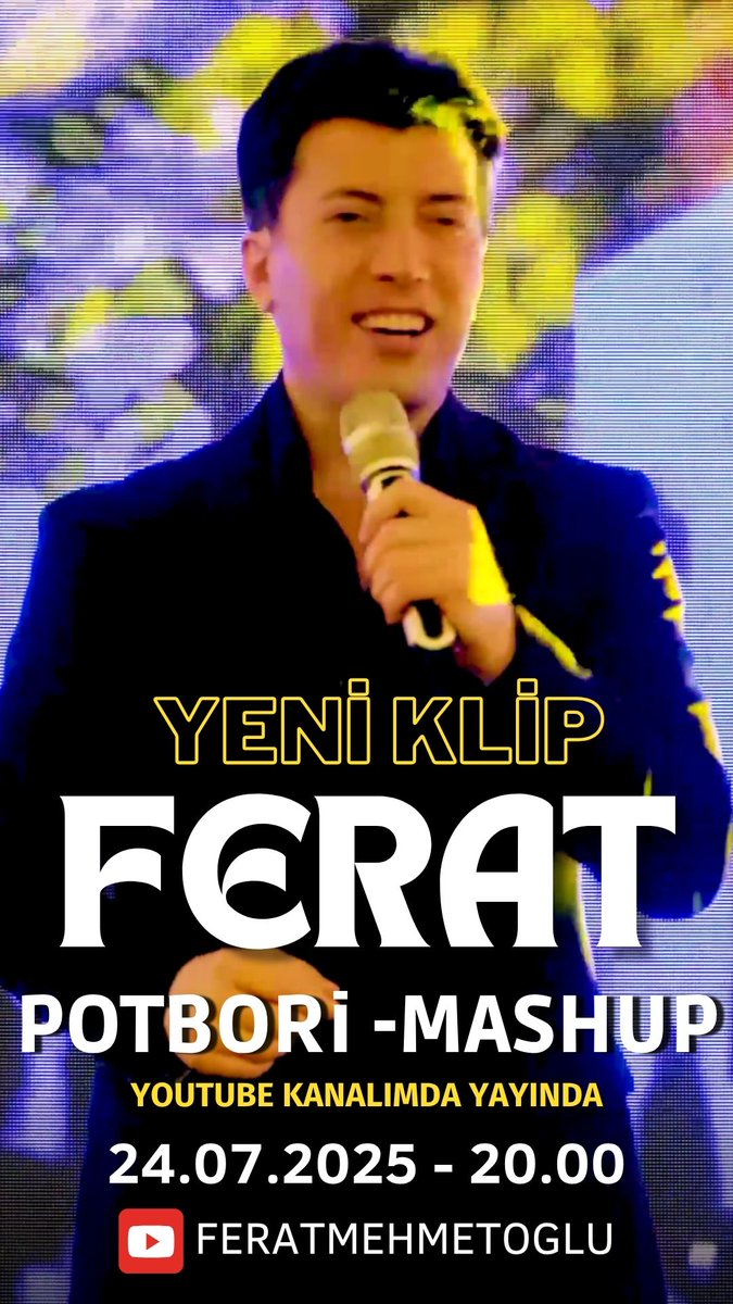 FeratMehmetoglu's tweet photo. YENİ KLİBİM BU AKŞAM YAYINDA
Yeni klibim bu akşam saat 20.00'de @feratmehmetoglu YouTube kanalımda sizlerle...
https://t.co/CdgOddd4XS
#ferat #feratmehmetoglu #music #muzik #antalya #potbori #mashup #kürtçemüzik #kürtçeşarkılar #kurdishmusic #kurdishsinger https://t.co/9sPsBBIMTr