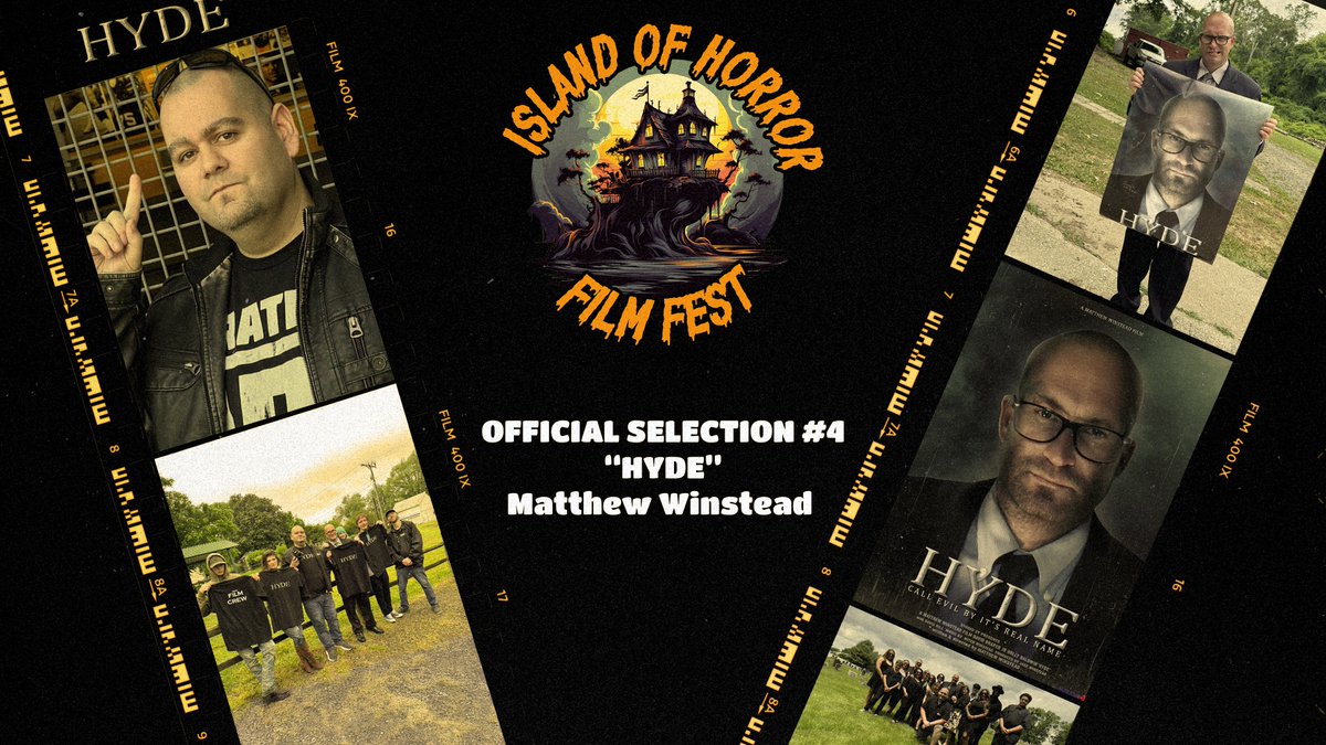islandofhorror's tweet photo. Please join us in welcoming HYDE, a feature directed by Matthew Winstead!

HYDE is the first full-length feature selected for this year’s Island of Horror Film Festival, and we can’t wait for you to see it on the big screen. https://t.co/TiZbI9kbYG