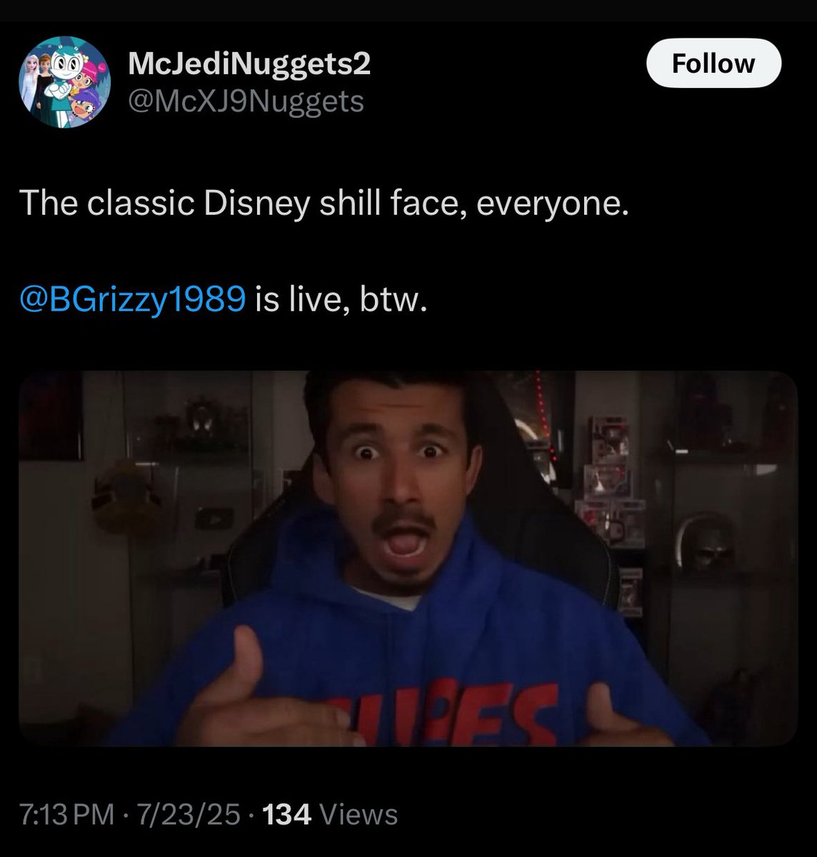 StarTriggered25's tweet image. A huge supporter of GKA founding Fathers - @BGrizzy1989 - Meet @McXJ9Nuggets
If you want to support further - check out the video from another founding father - @KnightsofMelvin
youtu.be/iWl0G5uY98Q?si…