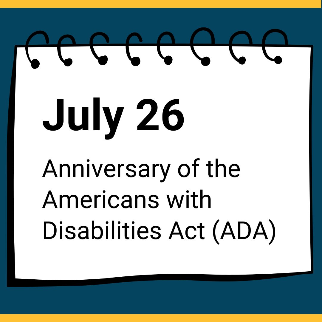 On this day in 1990, the Americans with Disabilities Act (ADA) was signed into law.

We honor this anniversary by reaffirming our commitment to building inclusive environments where every child can thrive. Meaningful inclusion is not optional—it’s essential. 🌍✨

#ADA35