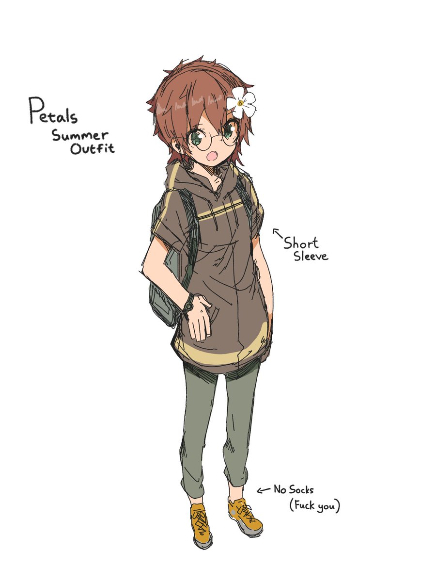 hhpetals's tweet image. i had an idea for my summer outfit without changing much from my base outfit.