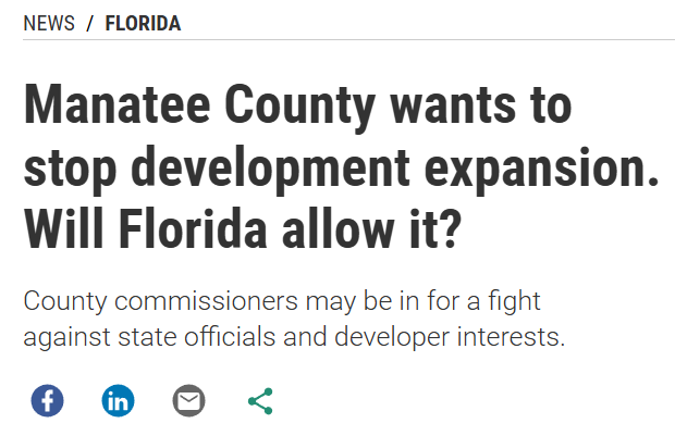 Ders850's tweet photo. You'll never guess which county's voters recently elected an anti-developer slate of candidates against the wishes of the Governor &amp; his corporate elite donors! https://t.co/nBkeFL7LFn