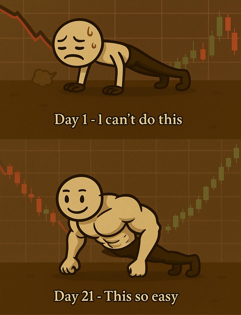 Discipline makes it easier.