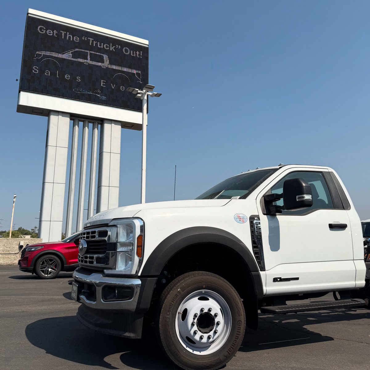 From everyday haulers to heavy-duty heroes, we’ve got ‘em all! 
Whether it’s an F-150 for the daily grind or this beast of an F-550 built to handle whatever you throw at it, Raceway Ford is the Inland Empire’s Ford Truck Headquarters!