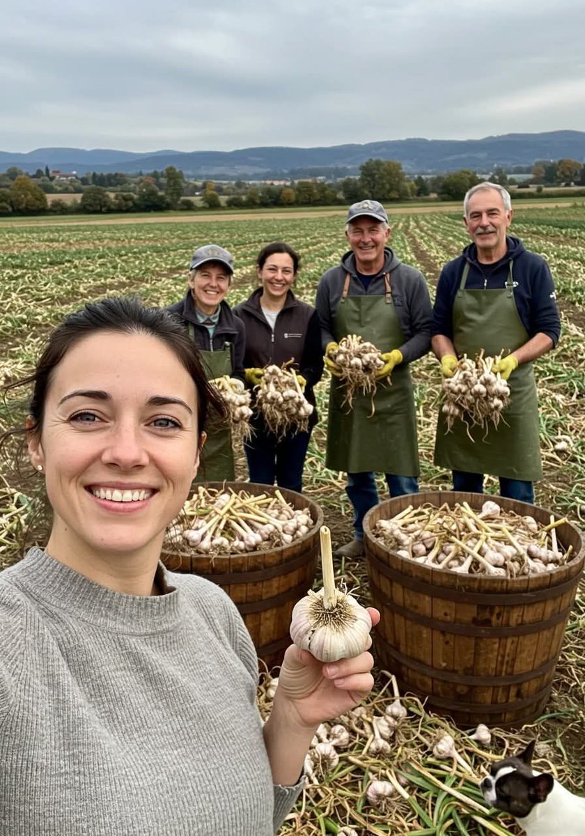G12Rocco's tweet image. Time to harvest garlic in Italy🧄Do you cook with garlic? A little or a lot? 😋