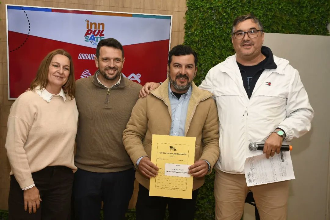 🟢 Esta mañana se lanzó la 6ª edición del concurso InnpulsaTe en Avellaneda. El intendente <a href="/Gonza_Braidot/">Gonzalo Braidot</a> destacó la importancia de la capacitación, el trabajo público-privado, el acceso al financiamiento y la infraestructura para el desarrollo productivo.