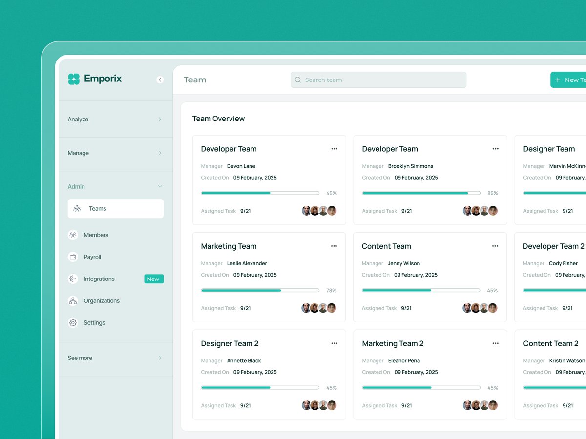 webngfxashik's tweet photo. Clean &amp; Modern Employee Management Dashboard UI

#SaaSUI #EmployeeManagement #DashboardDesign #HRSoftware #TeamManagement #WebAppDesign #AdminDashboard #WorkforceTracking #FigmaDesign #ModernUIUX #CleanInterface #UIinspiration #ProductivityApp #HumanResources #SaaSStartup https://t.co/RDac1L0E8D