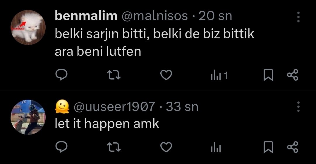 son zamanlar benim spotify