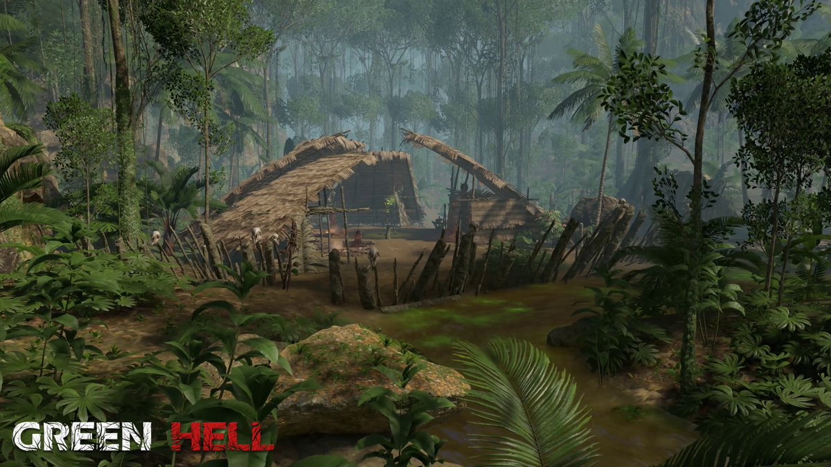 GreenHellGame's tweet image. Seek shelter to avoid danger.