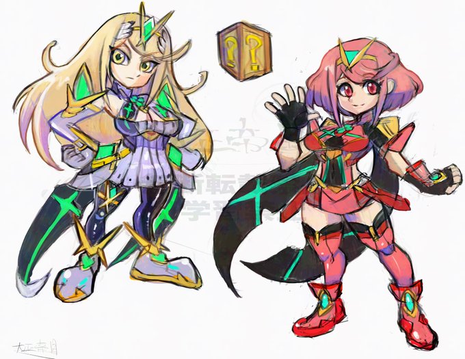 #みんなのデフォ絵と等身絵の比較が見たい
デフォルメの方はどっちかというとカートゥーンですな。 