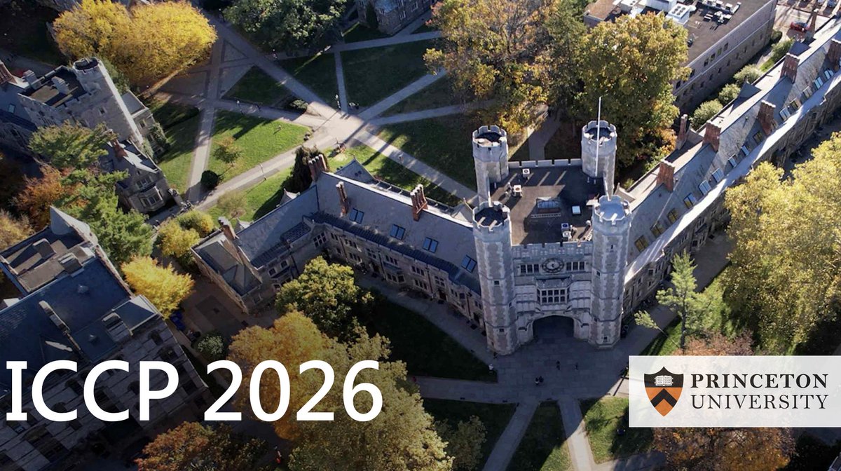 Next stop: Princeton for #ICCP2026!