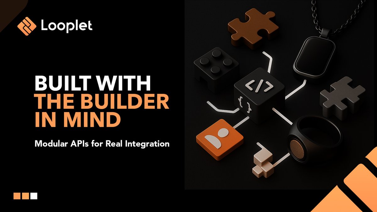LoopletWearable's tweet image. Looplet will support open APIs and DID modules for projects, platforms, and protocols. Build what you want. Connect what matters. #LoopletBuilds #OpenWeb3 #DeveloperFriendly 🧩🧱