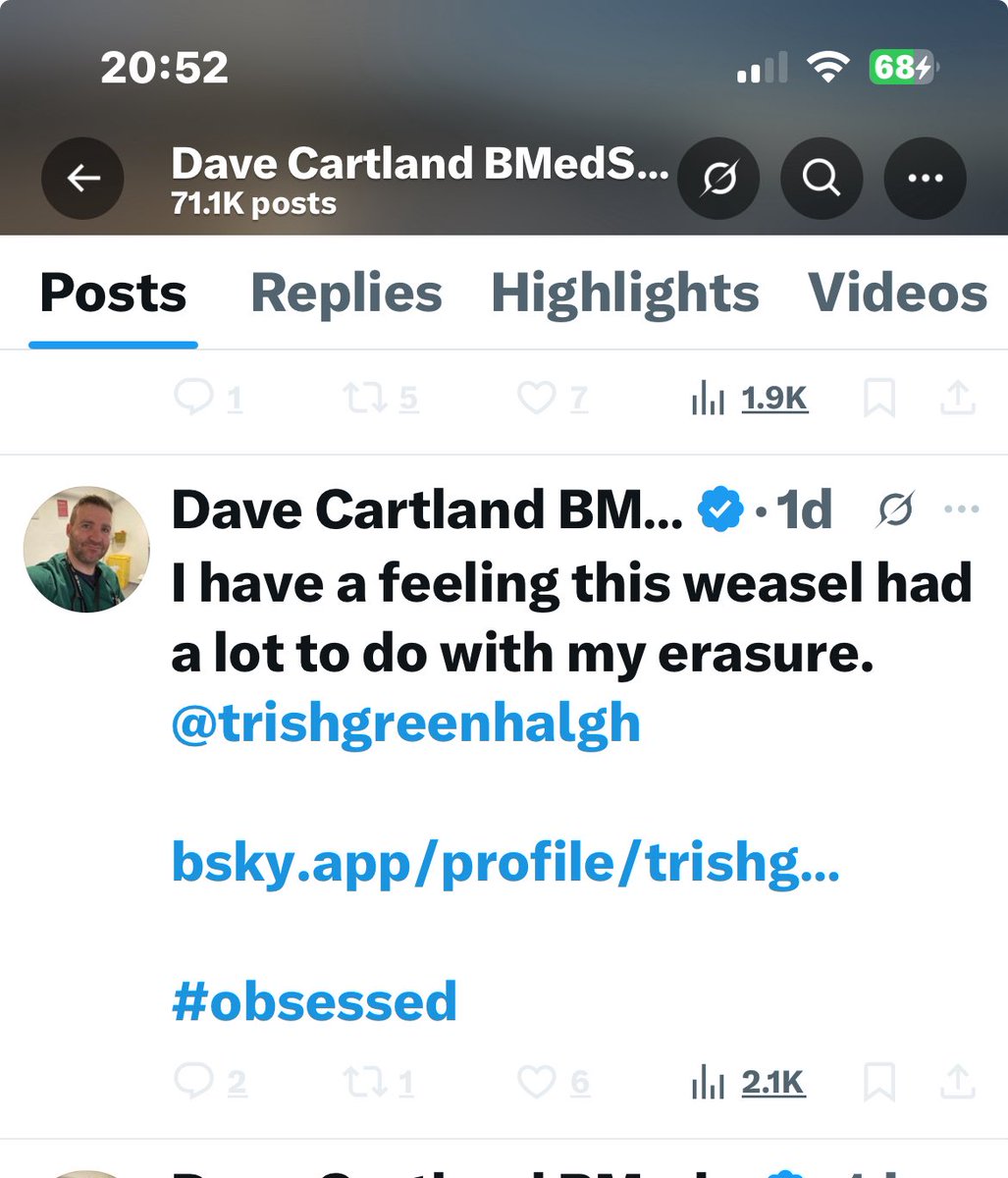 redheadlass1402's tweet image. So meanwhile in lalaland Cartland says he’s relieved he’s “freeeee” but is launching an appeal against his strike off, whilst still displaying the behaviours that got him struck off 🤷♀️🤦🏻♀️
