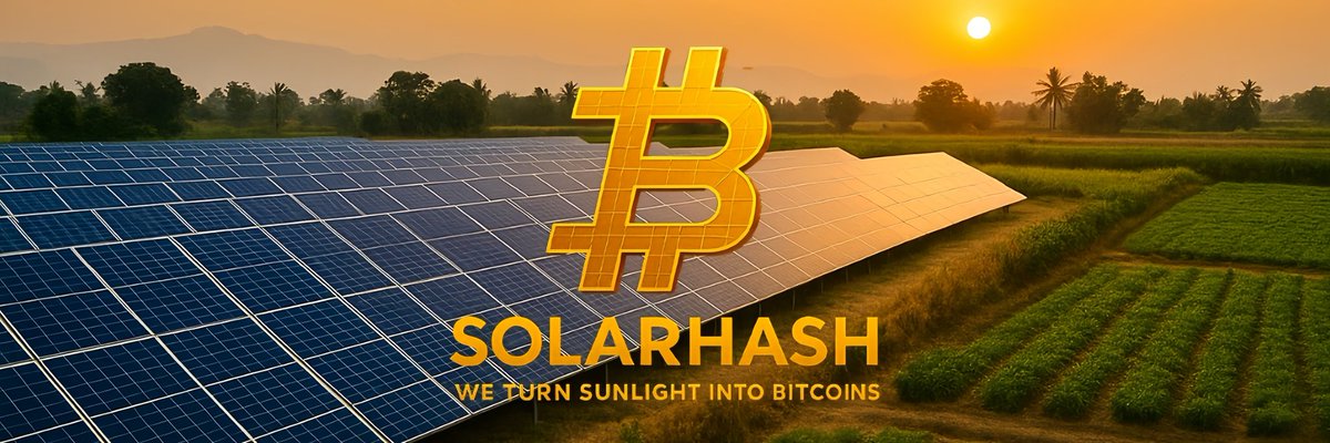 Solar_hash's tweet image. What if you could mine Bitcoin… with the sun?
Introducing SolarHash 🌞
Real ASIC miners. Free solar power.
You earn Bitcoin every week.
NFT ownership. On-chain verified.

&amp;gt; The most powerful utility NFT of 2025.

Mint link : opensea.io/collection/sol…