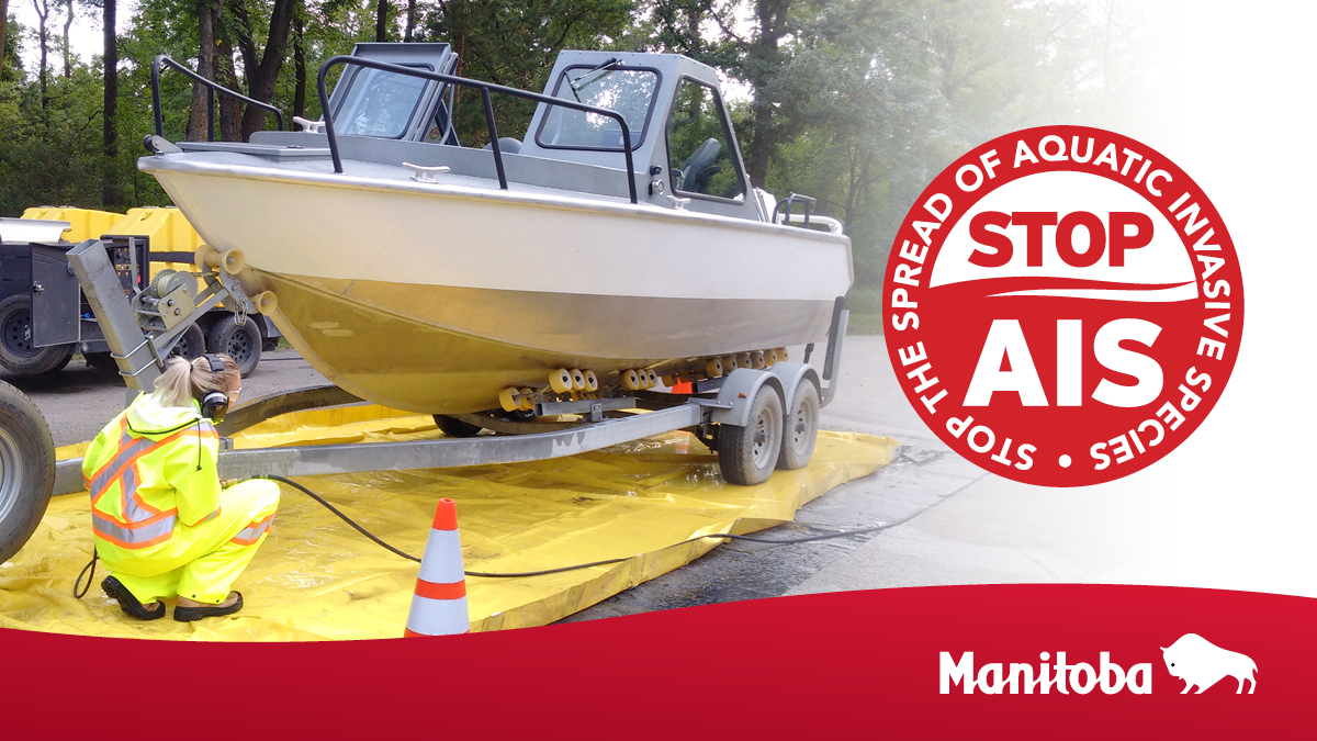 MBGov's tweet image. Watercraft inspection stations are open to help stop the spread of aquatic invasive species, such as zebra mussels. Visit bit.ly/4dgyzw4 for locations, schedules and more info. #StopAIS