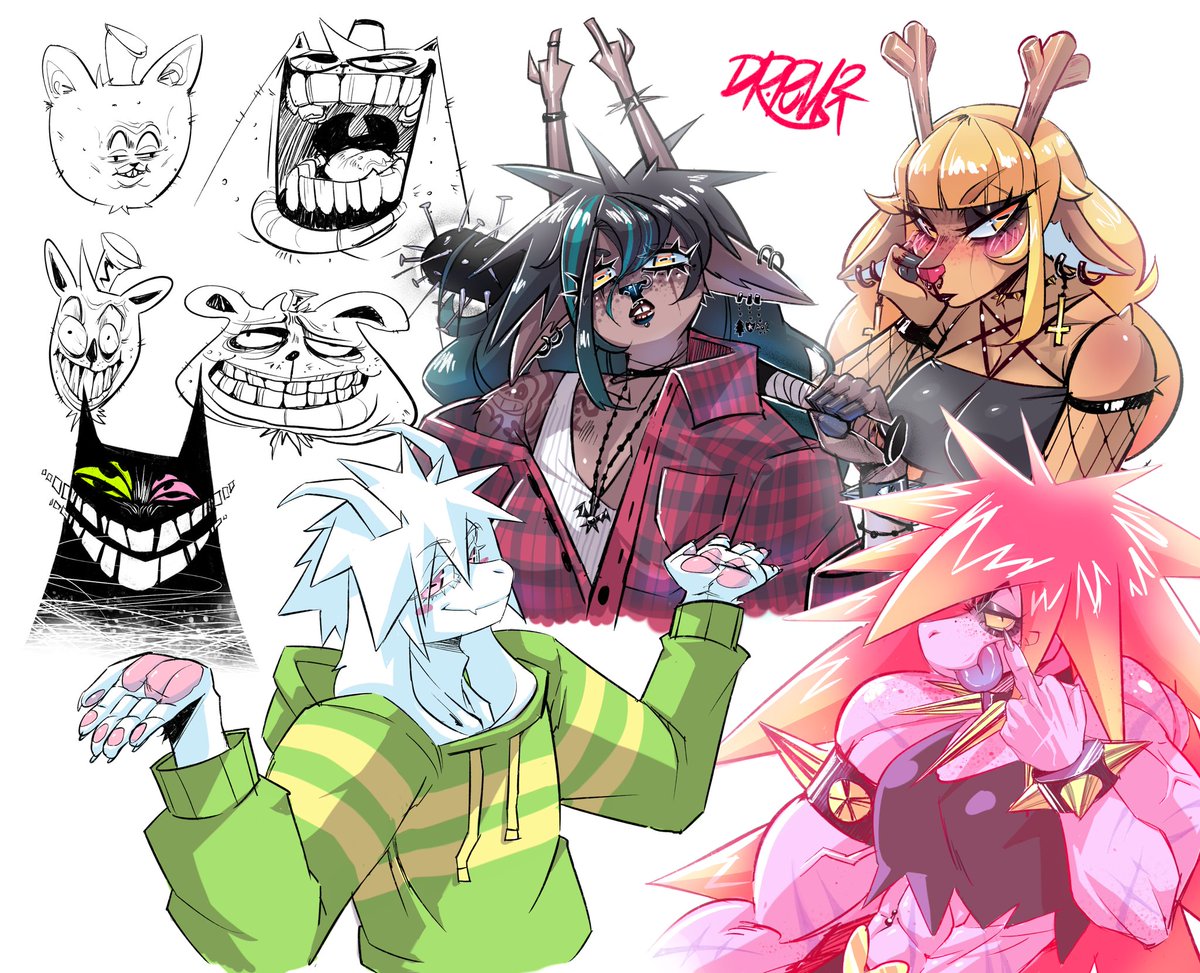 drawerpunk's tweet photo. I drew, I drew a lot, I drew a little some more.
#deltarune https://t.co/zHumrOfjB5