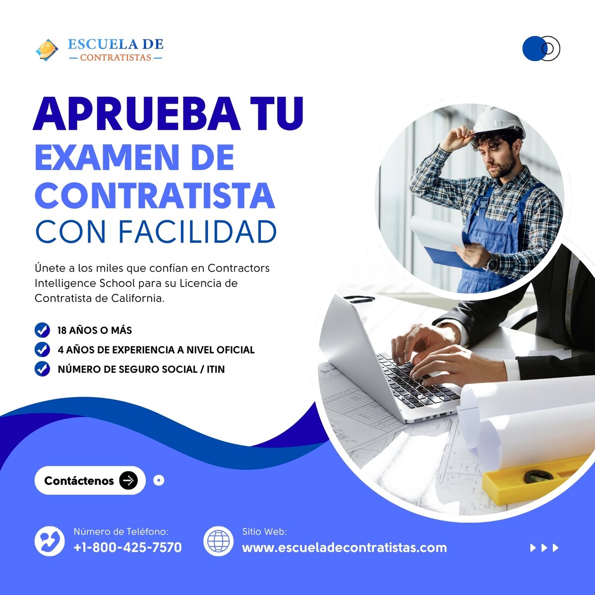 EsdeContratista's tweet photo. ¡Consigue Tu Licencia de Contratista de California Fácilmente!

Visita nuestra web para más información: https://t.co/nAaB1dNq5X

#LicenciaDeContratista #ContratistaCalifornia #ExamenContratista #EscuelaDeContratistas #ConstruccionCalifornia #Emprendedores #CaliforniaBusiness https://t.co/qCW9iiSkXY
