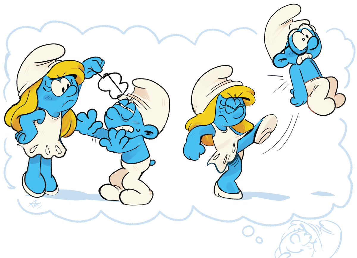 Sillyyy

#smurfs #Smurfette #Smurfs2025 #smurftwt #BrainySmurf #TheSmurfs #LosPitufos