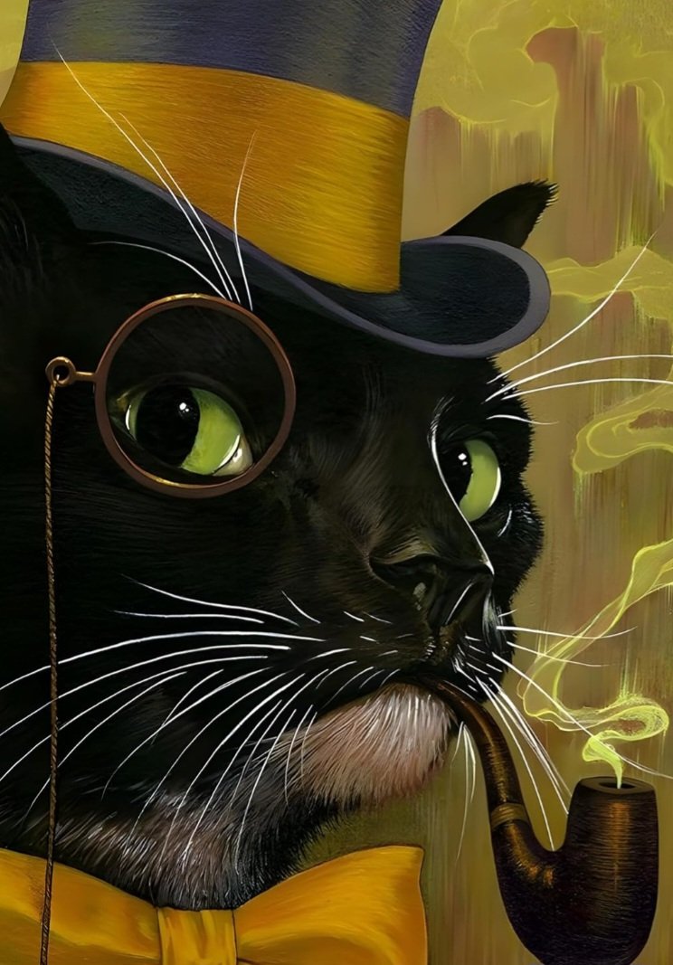 iolemolly's tweet image. "Non sono un gatto di
strada,sono un gentleman con un debole
per il tabacco al gusto di croccantini"😺