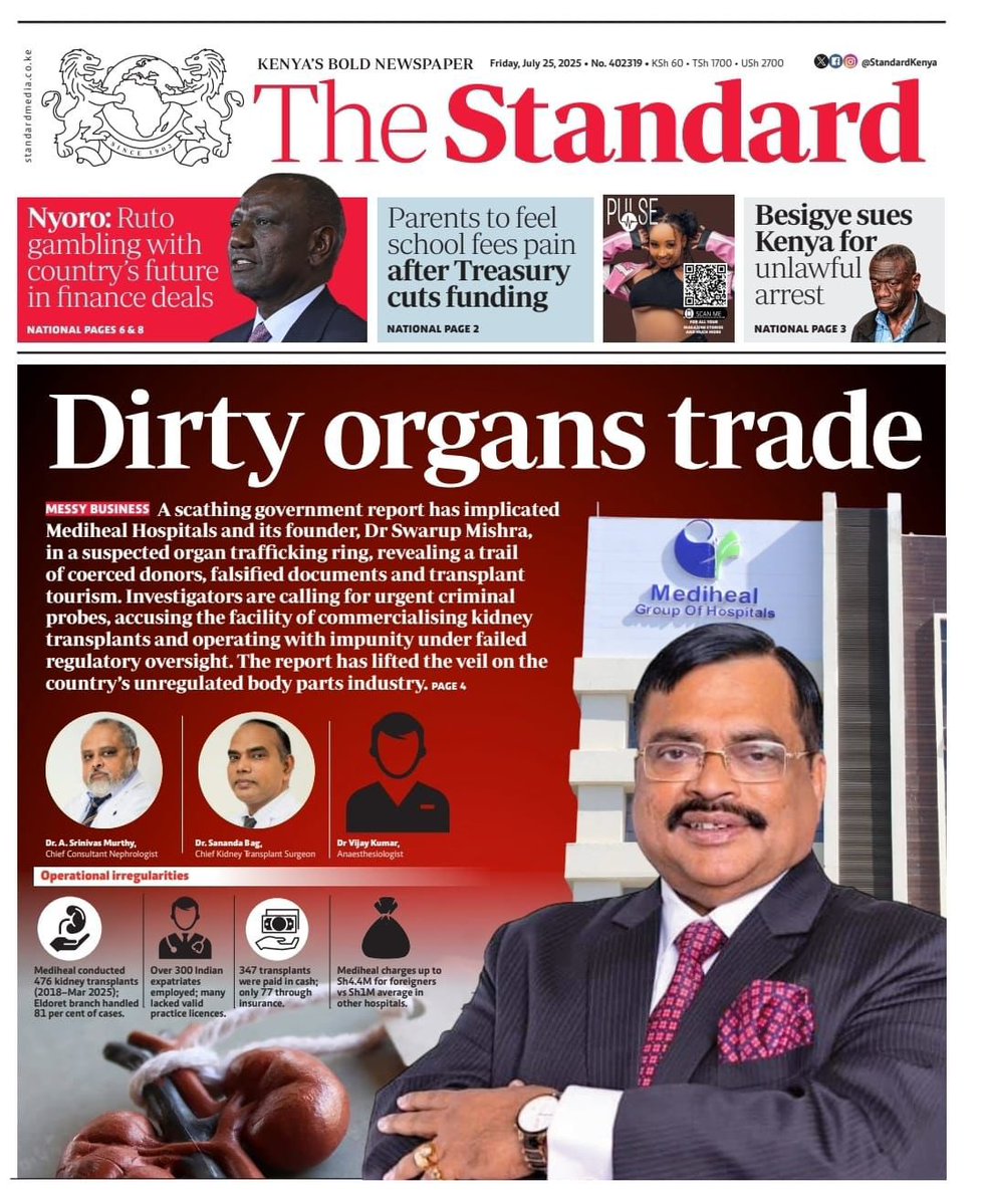 Ali_Manzu's tweet image. In your copy of The @StandardKenya newspaper on Friday morning.
Get the e-newspaper on epaper.standardmedia.co.ke
standardmedia.co.ke