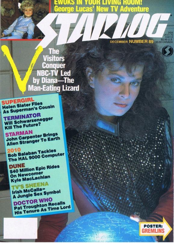 EugWSerra's tweet photo. On October 26, 1984, V - The Series premiered on television! #V #RobertEnglund #MarcSinger
#FayeGrant #JaneBadler
#LaneSmith #BlairTefkin
#JenniferCooke #MichaelIronside
#MichaelWright #JeffYagher
#JuneChadwick #Starlog #Starlog89 https://t.co/wX98IYeKuu