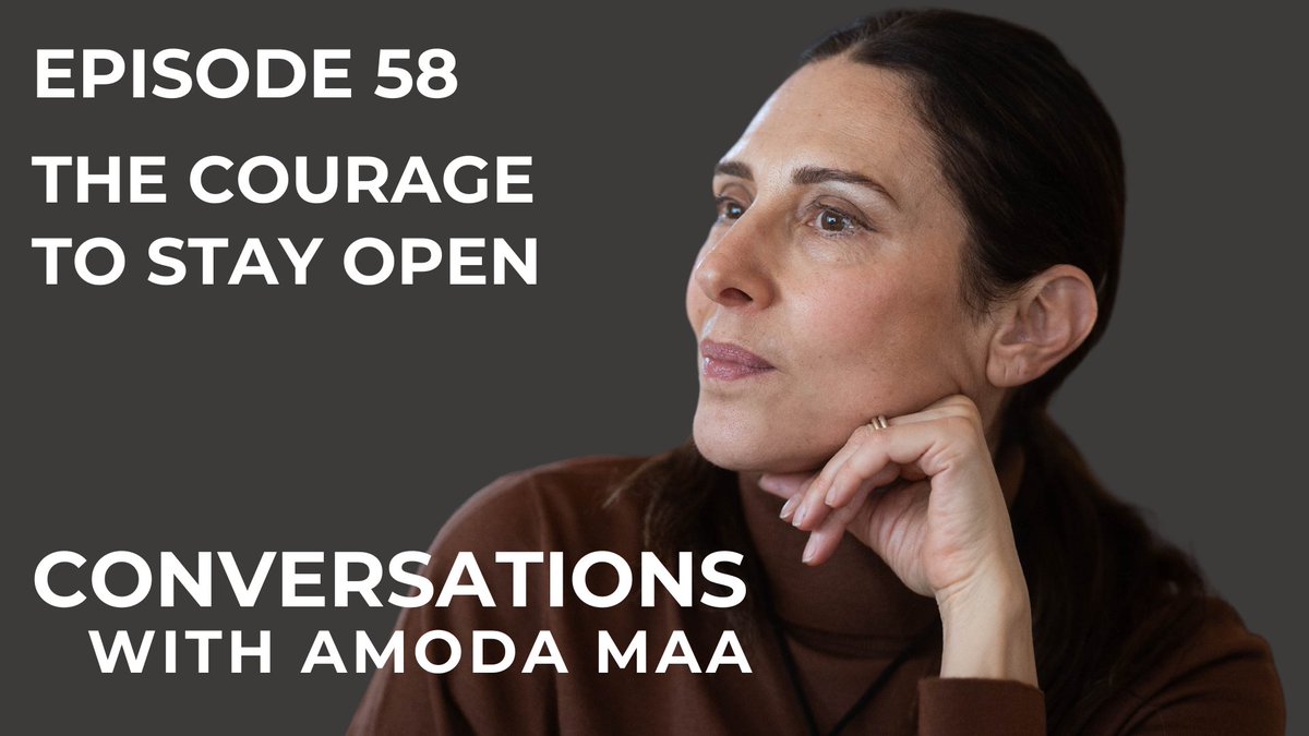 AmodaMaa's tweet image. New Podcast: Episode 58: The Courage to Stay Open: discovering the radiance of being at the core of all experiences.
Listen on Spotify:
tinyurl.com/558d5j3m