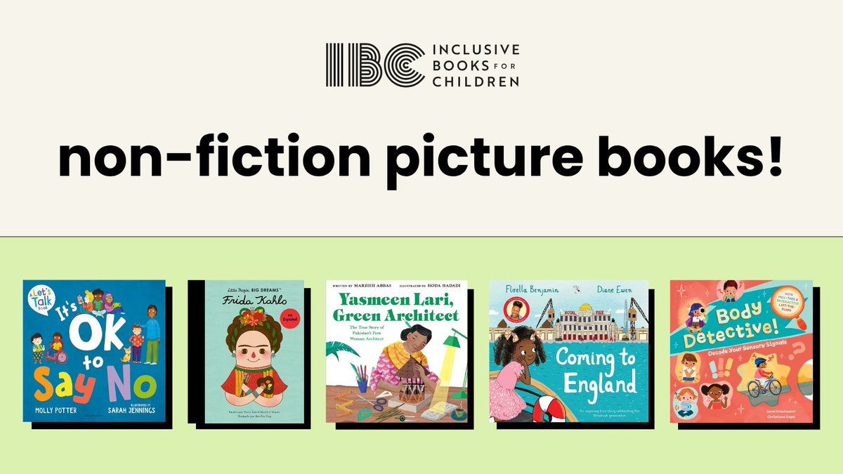 ibc_reads's tweet image. 🧠 Got a fact-loving kid? These 5 brilliant non-fiction picture books are perfect for ages 3–7! 📚✨
From inspirational people to consent, this inclusive list is packed with true stories & big ideas little readers will love.
🛍️ Shop the list: inclusivebooksforchildren.org/collections/no…