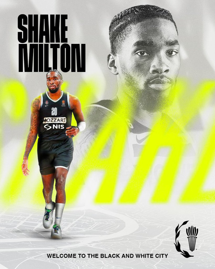 matty_vanpersie's tweet image. OFFICIAL
Shake Milton signs with Partizan Belgrade.
First EuroLeague experience for him.
