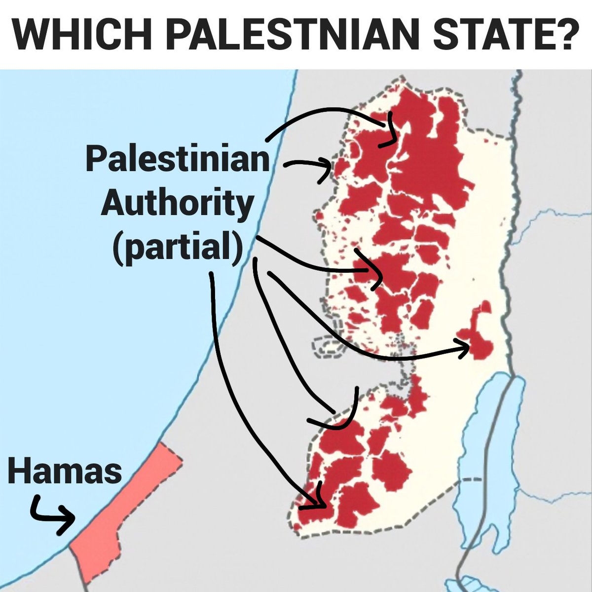 ApostateProphet's tweet image. France recognizes the "Palestinian State."
Just one question. Which one?
The Gazan one or the extremely unpopular PA?