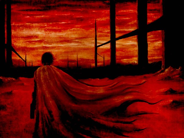 Sunderguilt's tweet image. Paintings with and without post process