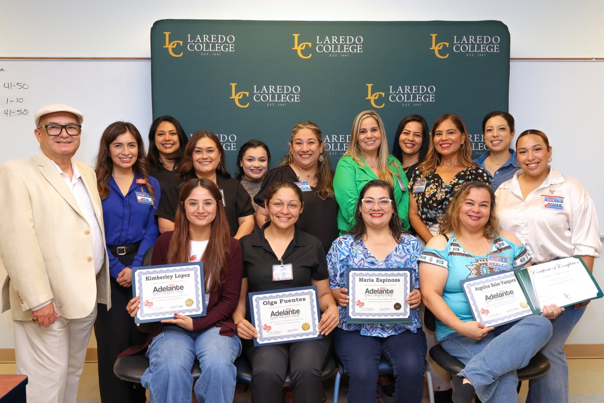 laredopalominos's tweet image. We&apos;d like to congratulate the newest cohort of the @HEB  Adelante Program for completing the course!

As part of a partnership between LC and H-E-B to support community education and workforce readiness, this program builds skills and empowers H-E-B partners to grow.