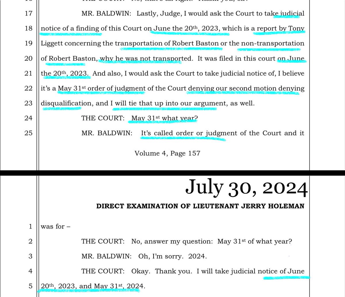 theCatTastrophy's tweet image. Part Two: Who's lying—Judge Gull or Tobe Leazenby? #DelphiTranscripts