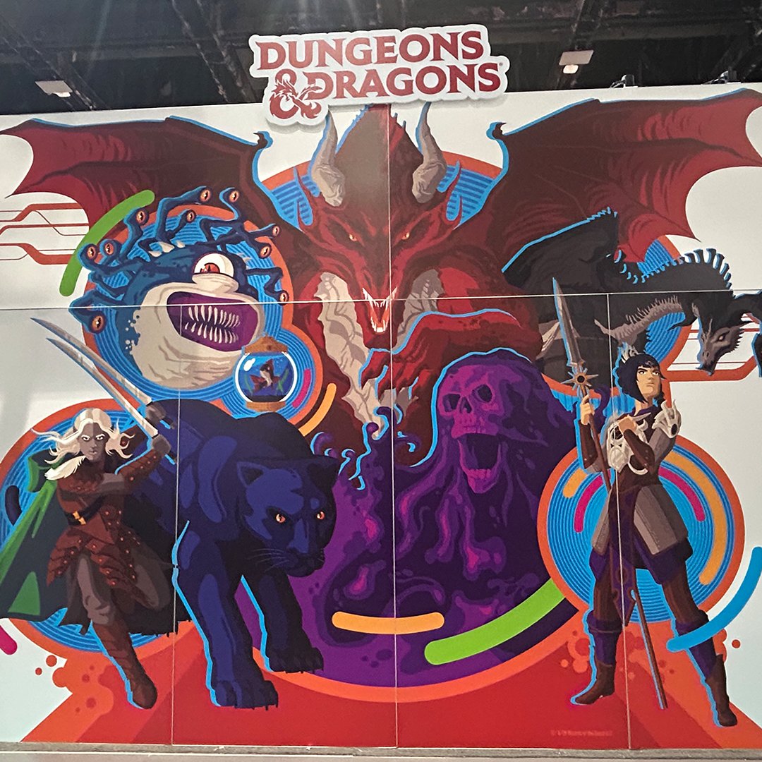 Wizards_DnD's tweet image. This mug is watching your every move... 👁️👁️👁️
A portal has opened at #SDCC and the world of Dungeons & Dragons awaits! Step into the adventure at Booth #3213.