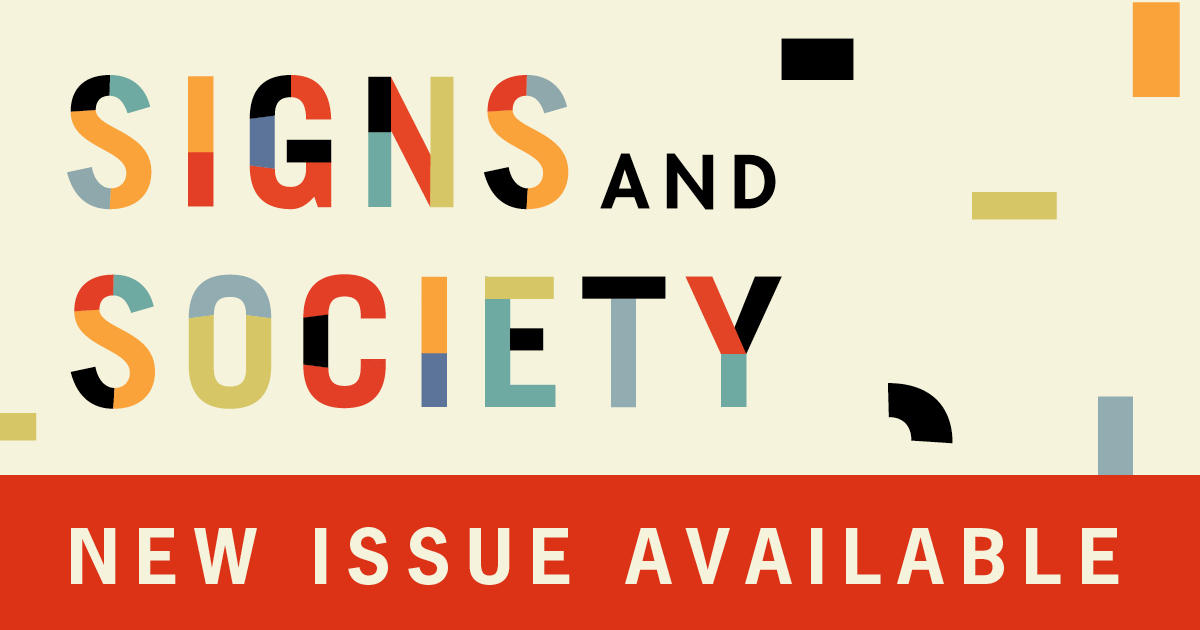 CambUP_LangLing's tweet image. New Issue of Signs and Society now available
📚 cup.org/4lI27WM
@SignsAndSociety