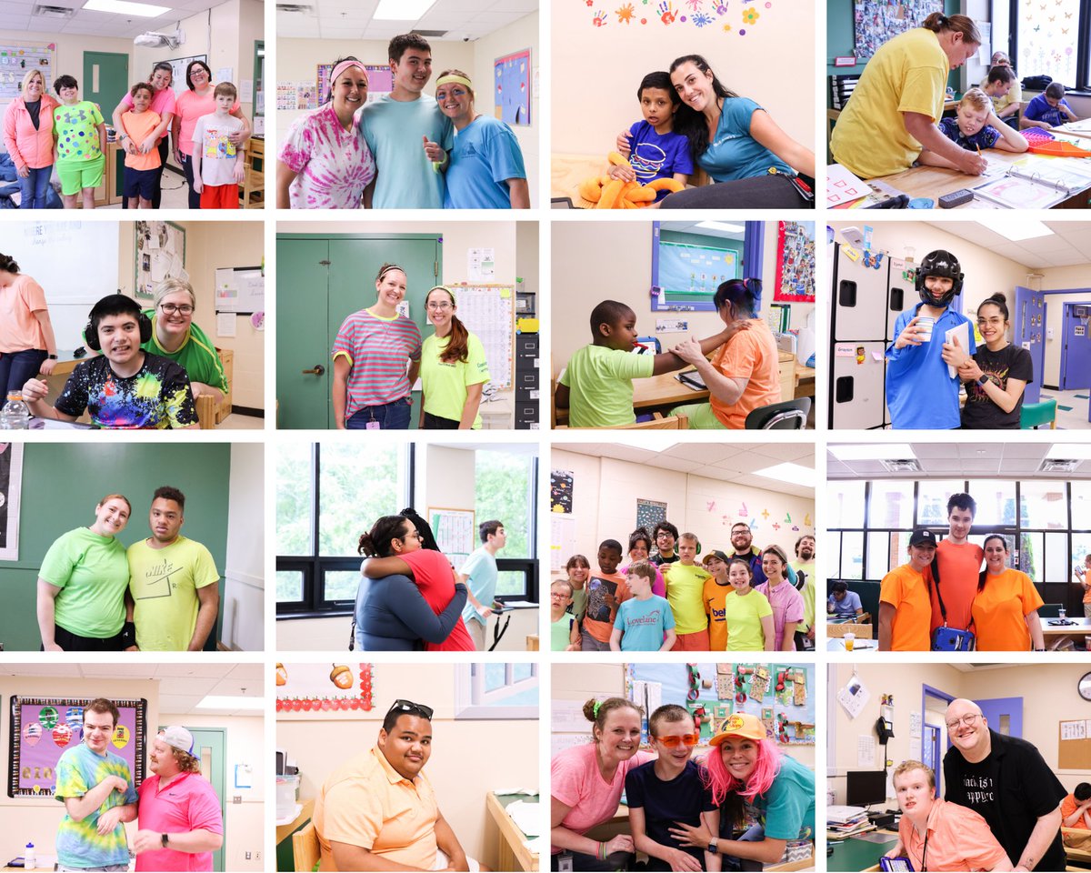 Everyone was glowing on Neon Day during Spirit Week!