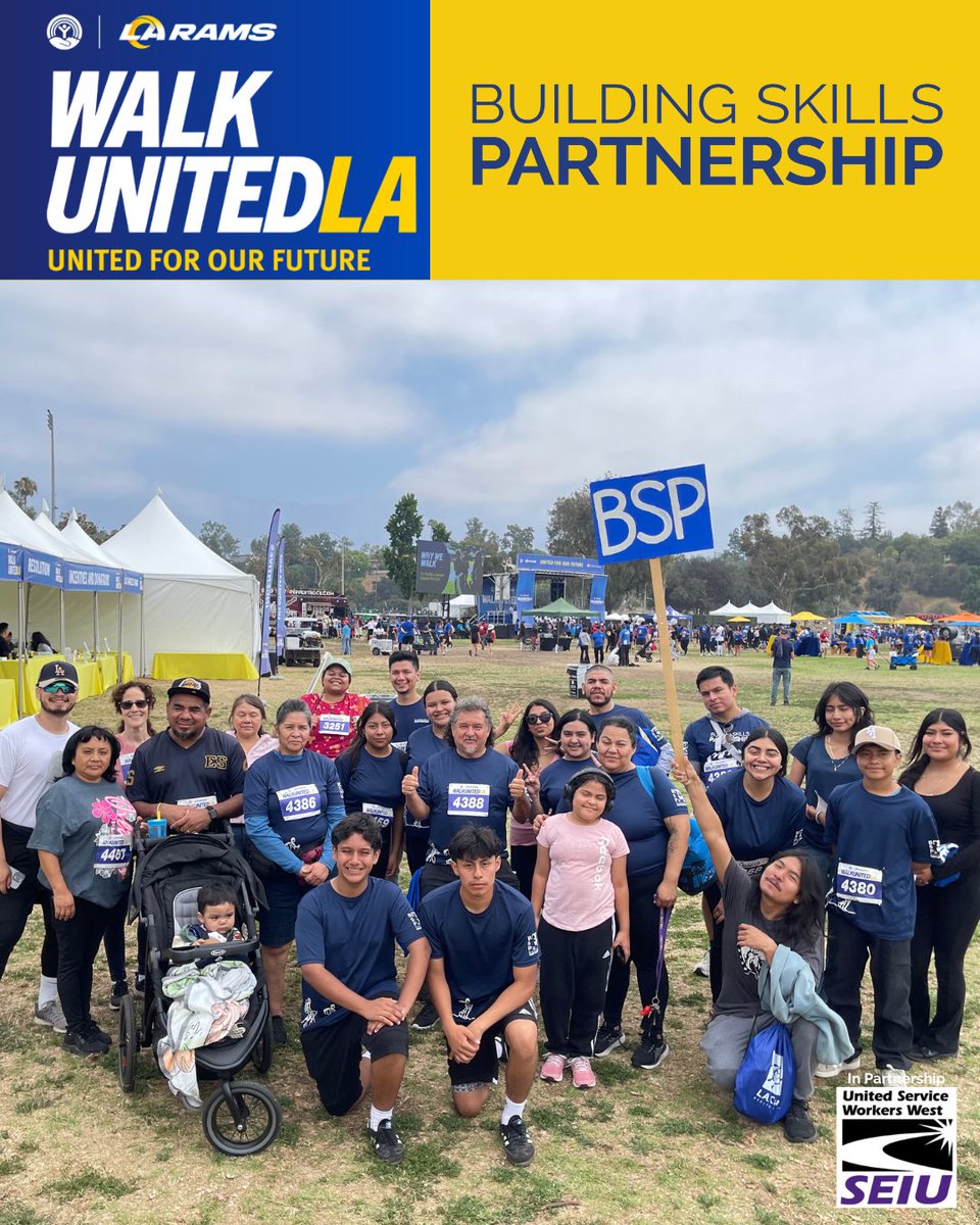 Building_Skills's tweet image. On Sunday, 40 BSP families and team members came together at the @LAUnitedWay WalkUnitedLA 2025 5K to walk, run, and stand with our Los Angeles community. Every step was a commitment to uplifting families, expanding access to housing, and supporting students across LA. United…